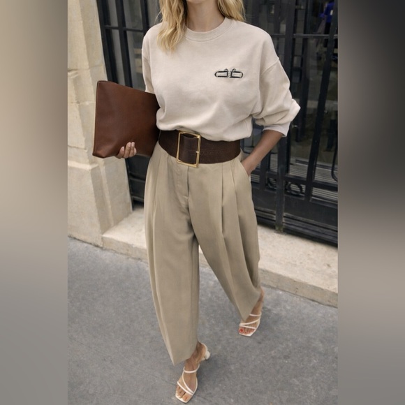 ANINE BING Self Confidence Graphic Sweatshirt | Organic Cotton  | XS - Picture 2 of 7